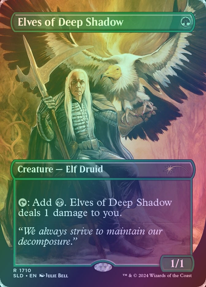Elves of Deep Shadow (SLD) (1710) / Borderless / Foil