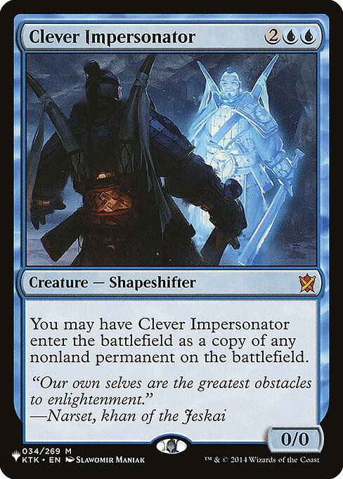 Clever Impersonator (PLST) (KTK-34)