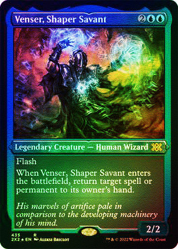 Venser, Shaper Savant (2X2) / Etched Foil
