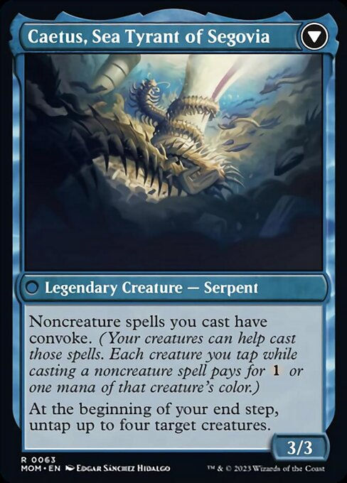 Invasion of Segovia // Caetus, Sea Tyrant of Segovia (mom) — cara 2 de 2