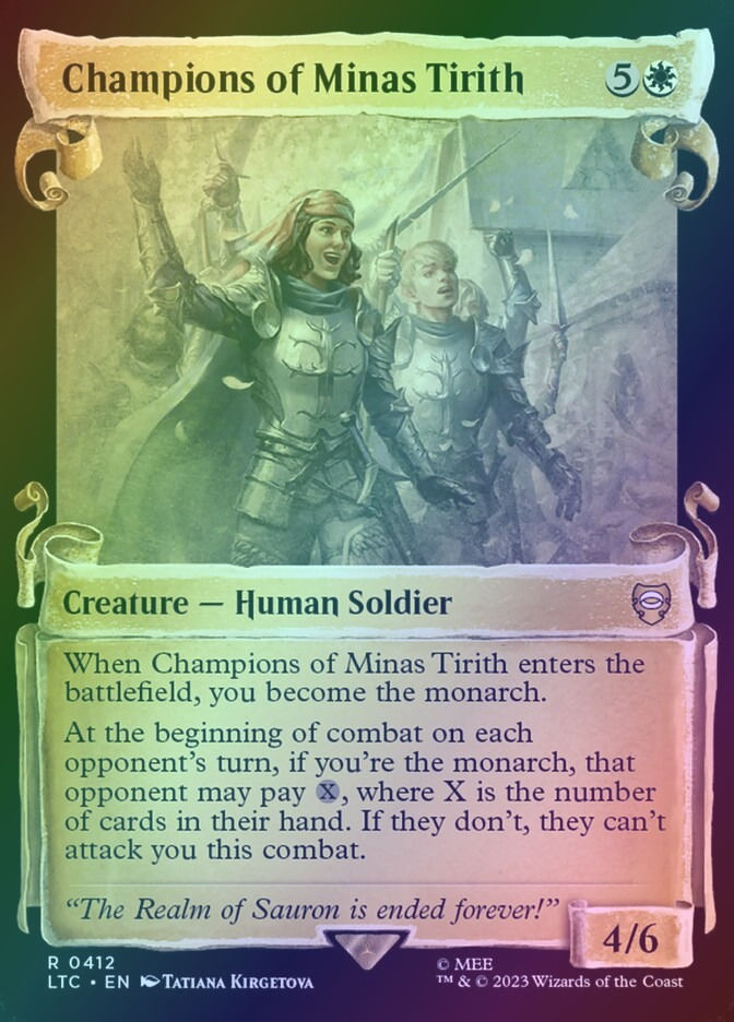 Champions of Minas Tirith (LTC) (412) / Showcase / Foil