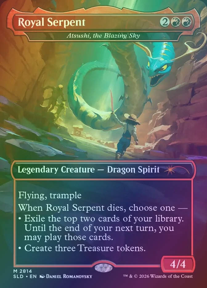 Atsushi, the Blazing Sky (SLD) (2814) / Borderless / Foil