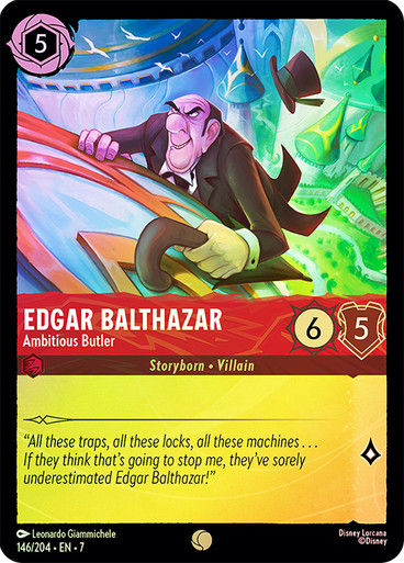 Edgar Balthazar - Ambitious Butler (LOR_ARC) / Foil