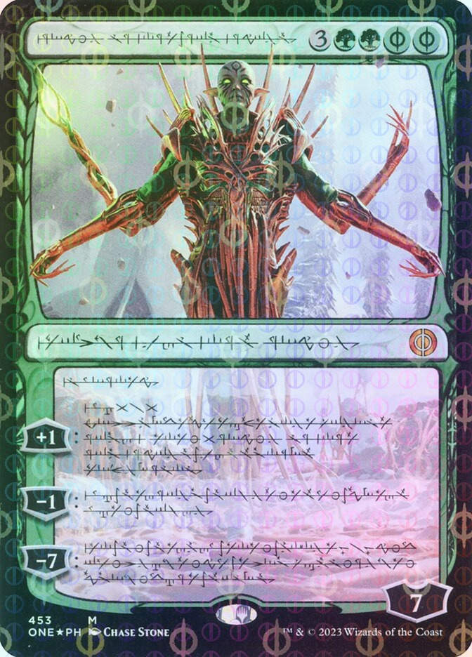 Nissa, Ascended Animist (ONE) (453) / Showcase / Compleat Foil