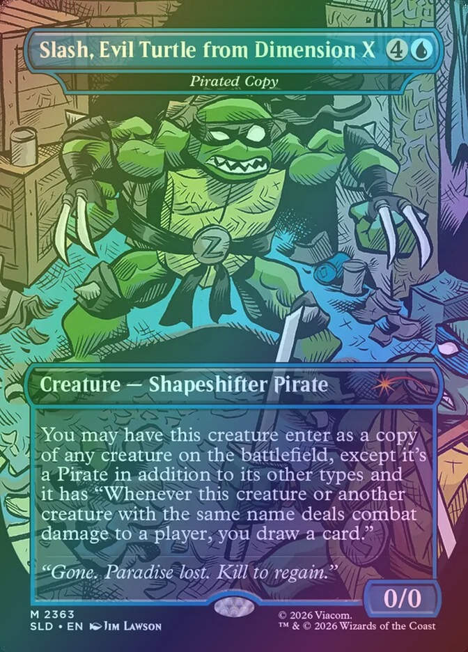 Pirated Copy (SLD) (2363) / Borderless / Foil