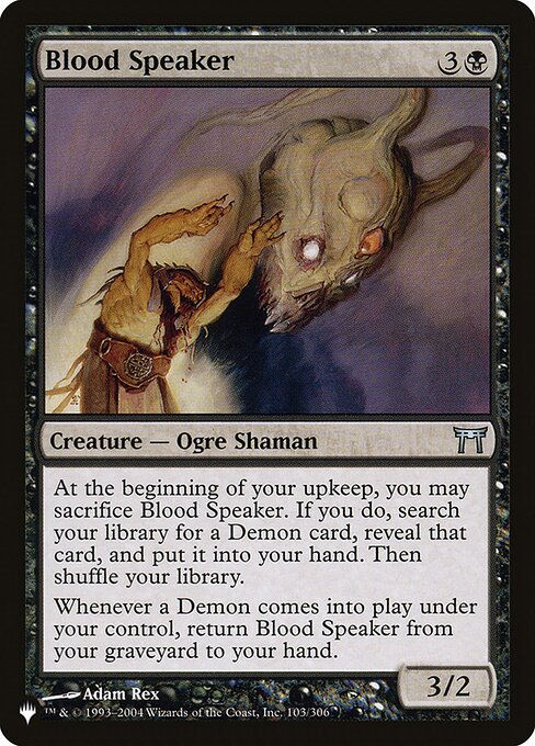 Blood Speaker (PLST) (CHK-103)