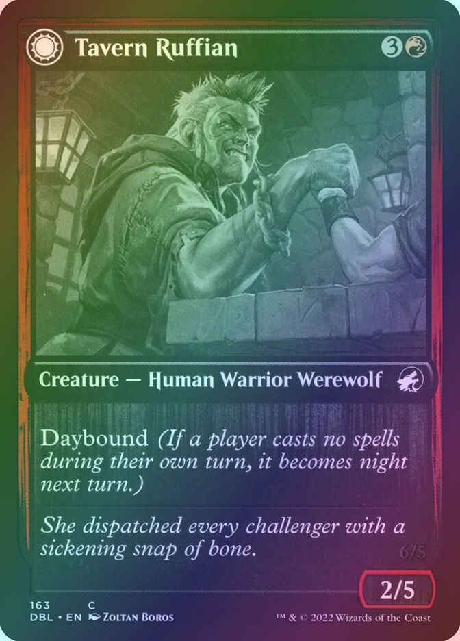 Tavern Ruffian // Tavern Smasher (DBL) (163) / Foil — cara 1 de 2