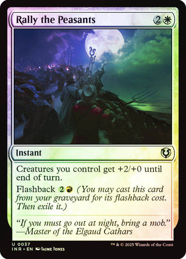 Rally the Peasants (INR) (37) / Foil