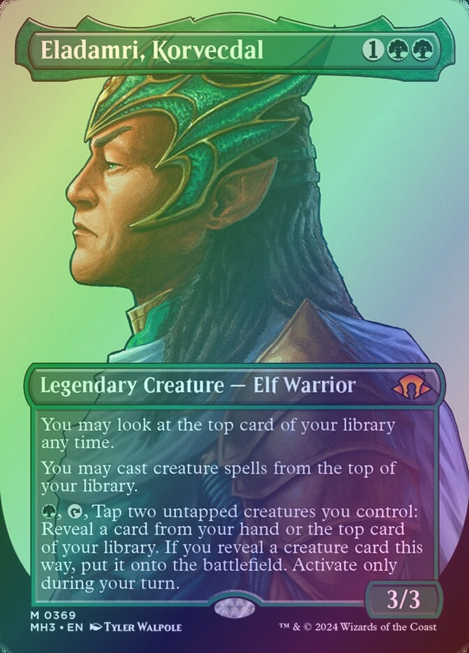 Eladamri, Korvecdal (MH3) (369) / Borderless / Foil