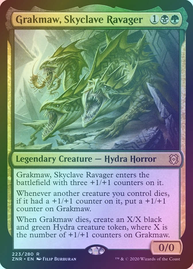 Grakmaw, Skyclave Ravager (ZNR) (223) / Foil