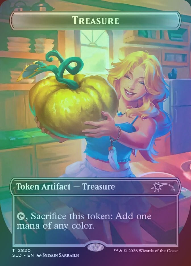 Treasure (SLD) (2820) / Borderless / Foil