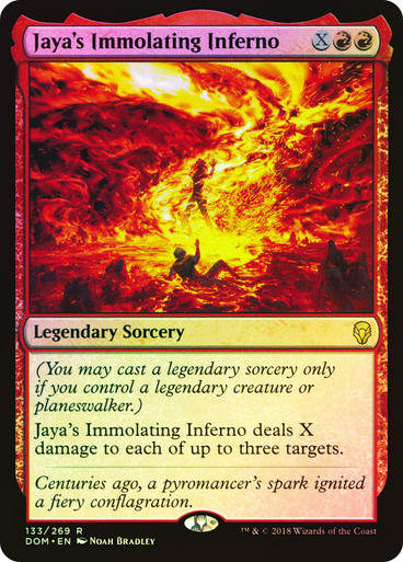 Jaya's Immolating Inferno (DOM) (133) / Foil