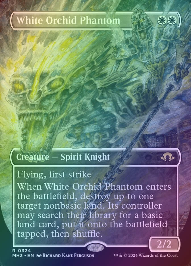 White Orchid Phantom (MH3) (324) / Borderless / Foil