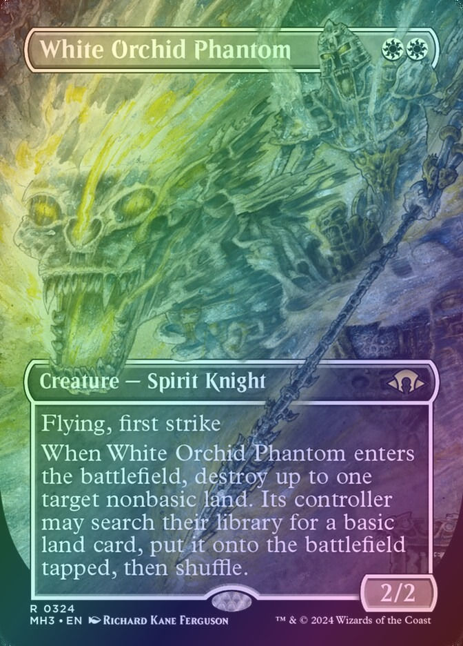 White Orchid Phantom (MH3) (324) / Borderless / Foil