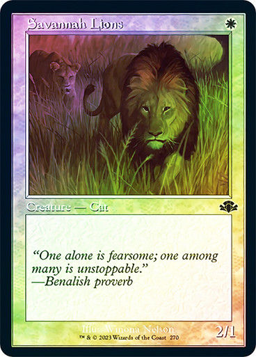 Savannah Lions (DMR) / Showcase / Foil