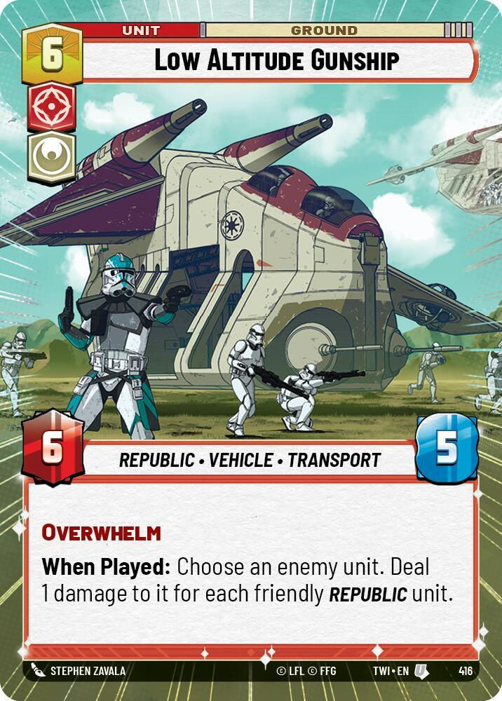 Low Altitude Gunship (Hyperspace) (TWI) (416) / Foil