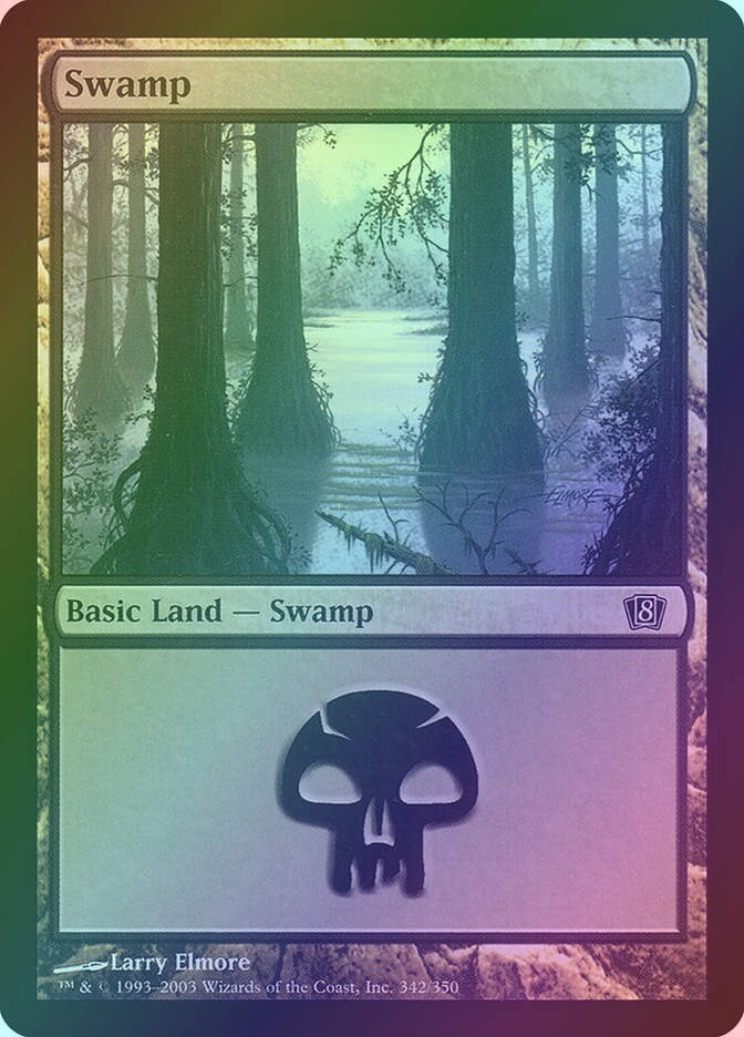 Swamp (8ED) (342★) / Foil