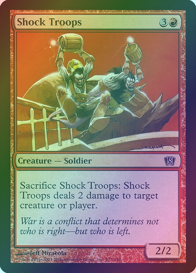Shock Troops (8ED) (223★) / Foil