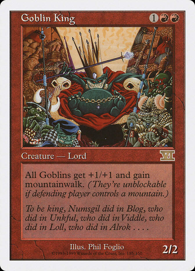 Goblin King (6ED) (185)