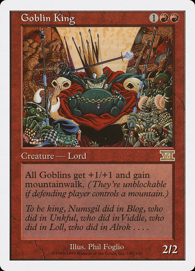Goblin King (6ED) (185)