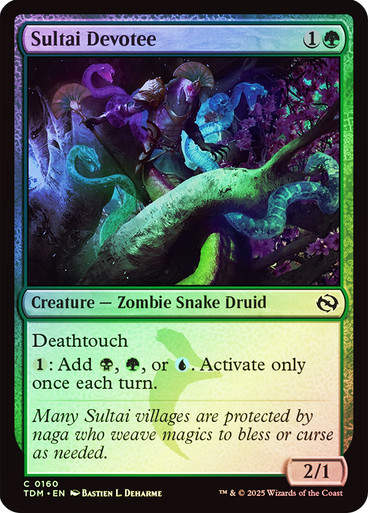 Sultai Devotee (TDM) (160) / Foil