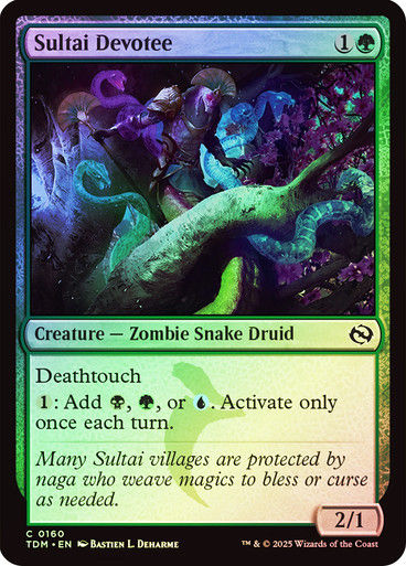 Sultai Devotee (TDM) (160) / Foil