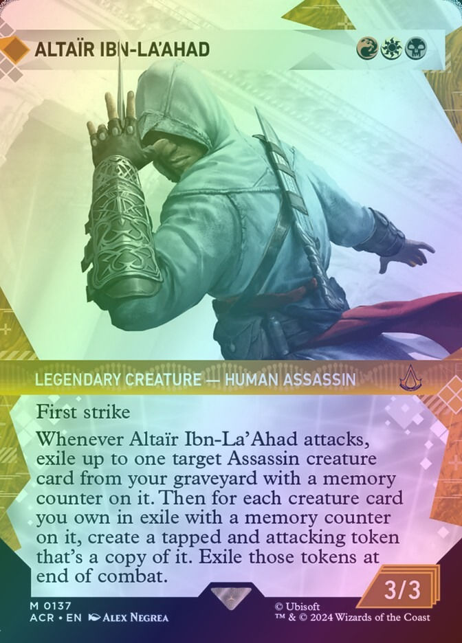 Altaïr Ibn-La'Ahad (ACR) (137) / Borderless / Showcase / Foil