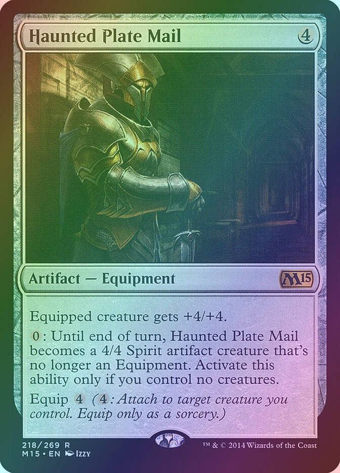 Haunted Plate Mail (M15) (218) / Foil