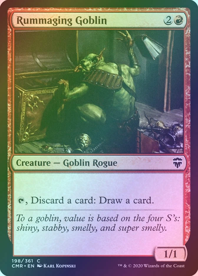 Rummaging Goblin (CMR) (198) / Foil