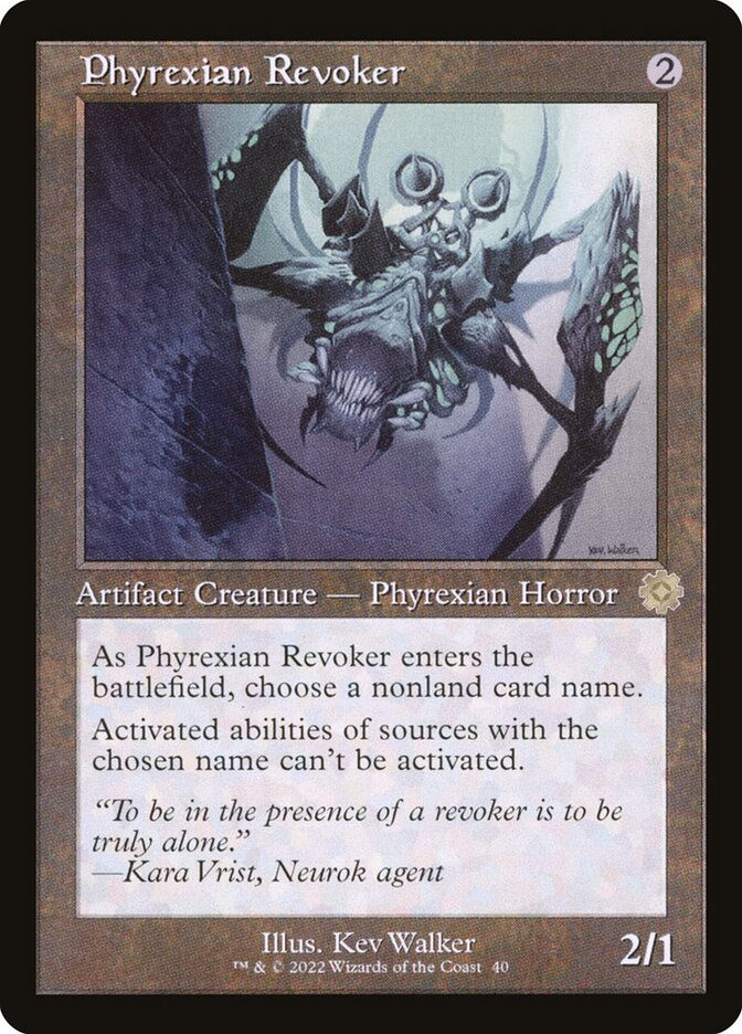 Phyrexian Revoker (BRR) (40)