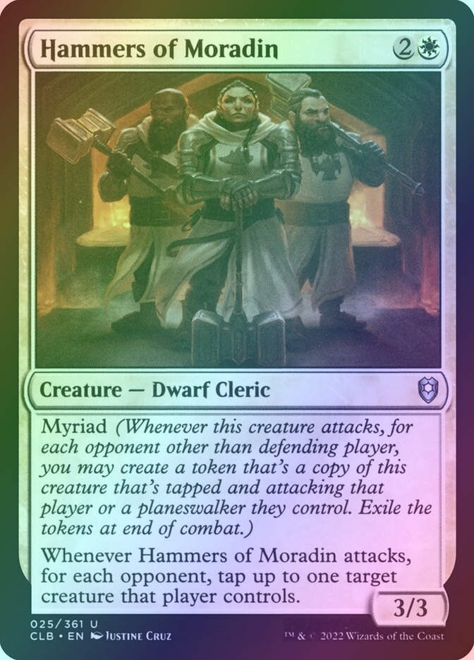 Hammers of Moradin (CLB) (25) / Foil