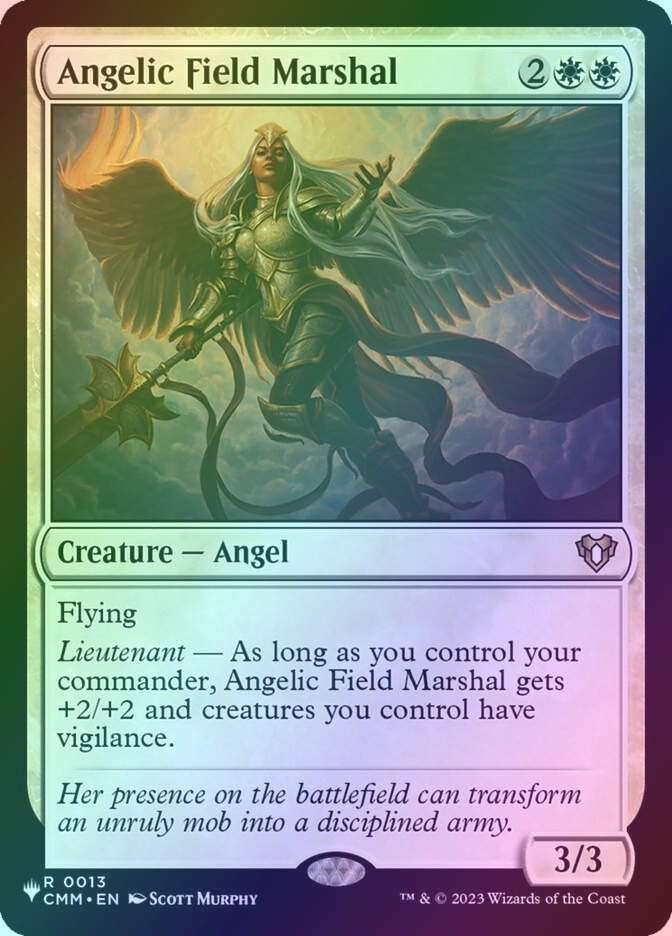 Angelic Field Marshal (PLST) (CMM-13) / Foil