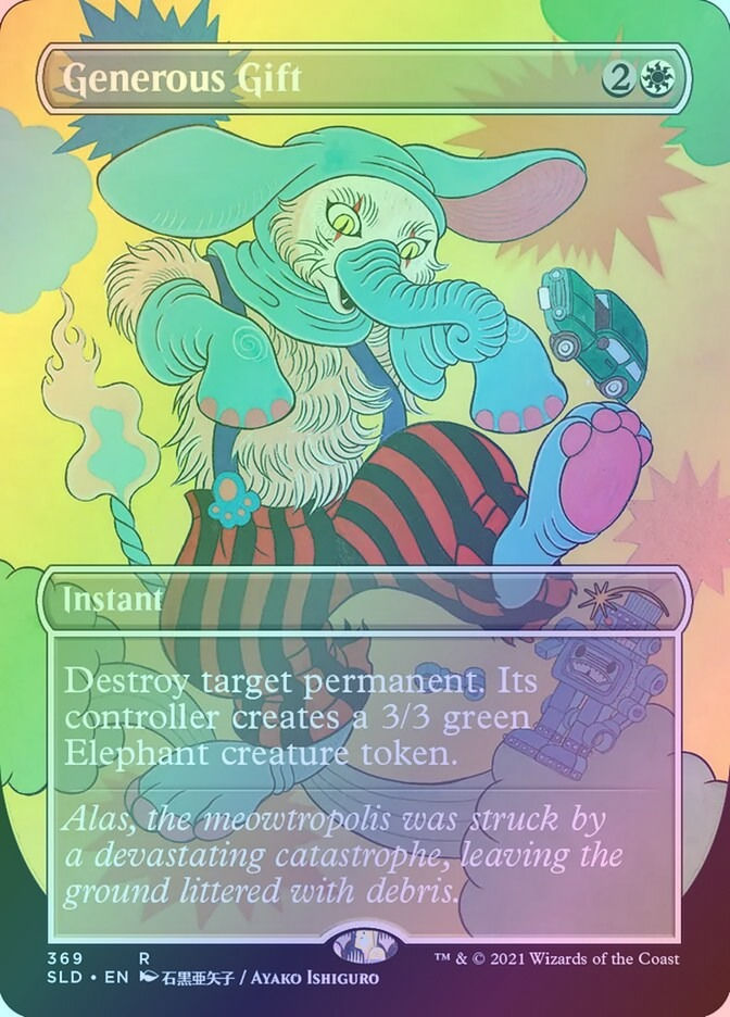 Generous Gift (SLD) (369) / Borderless / Foil