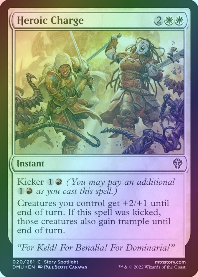 Heroic Charge (DMU) (20) / Foil