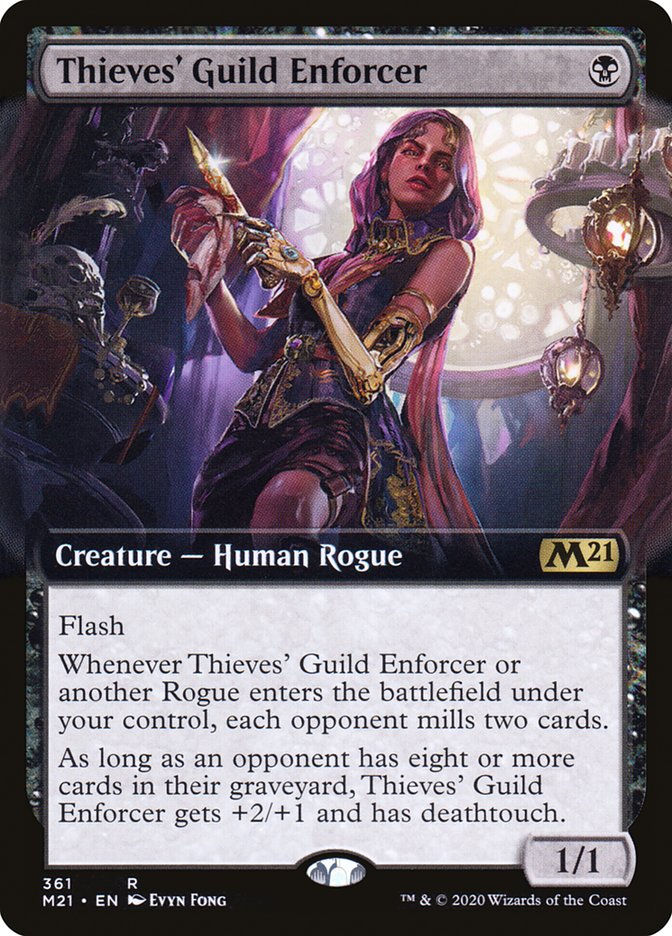 Thieves' Guild Enforcer (M21) (361) / Extended Art