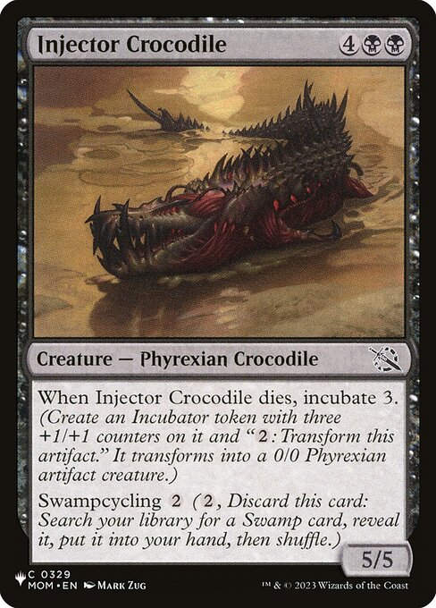 Injector Crocodile (PLST) (MOM-329)