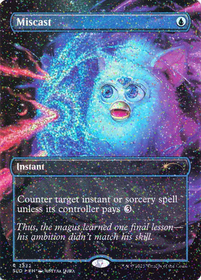 Miscast (SLD) (2332) / Borderless / Confetti Foil