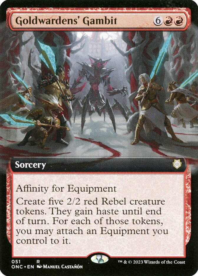 Goldwardens' Gambit (ONC) (51) / Extended Art