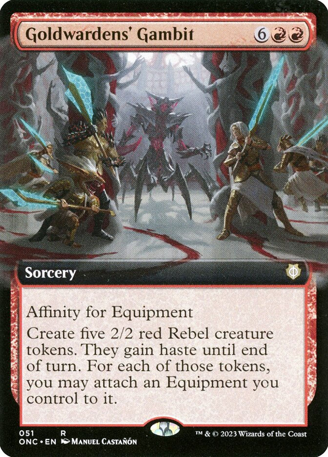 Goldwardens' Gambit (ONC) (51) / Extended Art