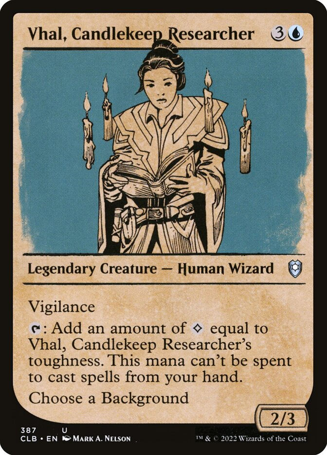 Vhal, Candlekeep Researcher (CLB) (387) / Showcase