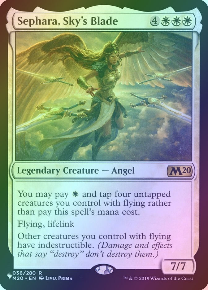 Sephara, Sky's Blade (PLST) (M20-36) / Foil