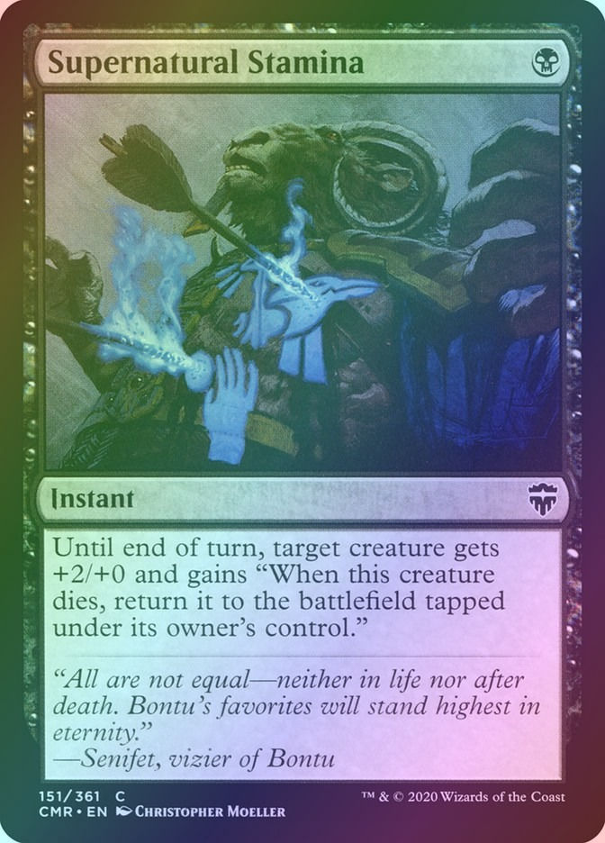Supernatural Stamina (CMR) (151) / Foil
