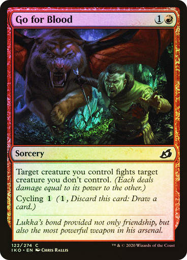 Go for Blood (IKO) (122) / Foil
