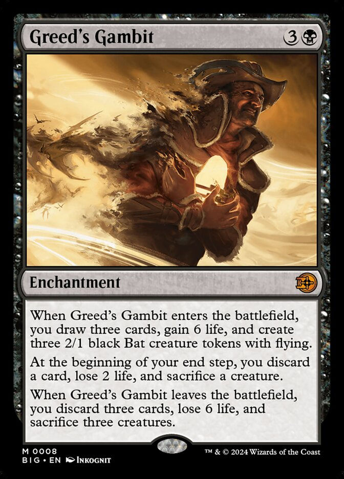Greed's Gambit (BIG) (8)