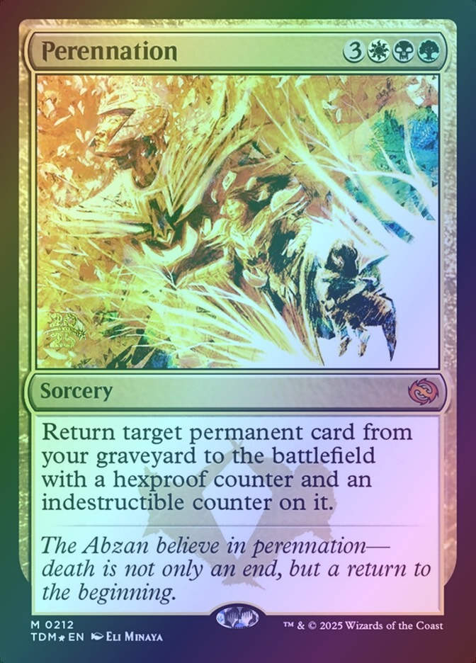Perennation (PTDM) (212s) / Foil