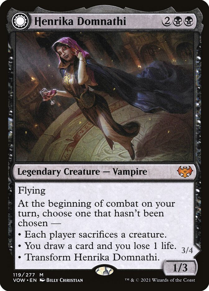 Henrika Domnathi // Henrika, Infernal Seer (VOW) (119) — cara 1 de 2