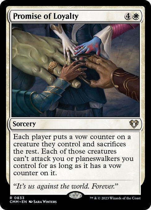 Promise of Loyalty (cmm) (Commander Deck)