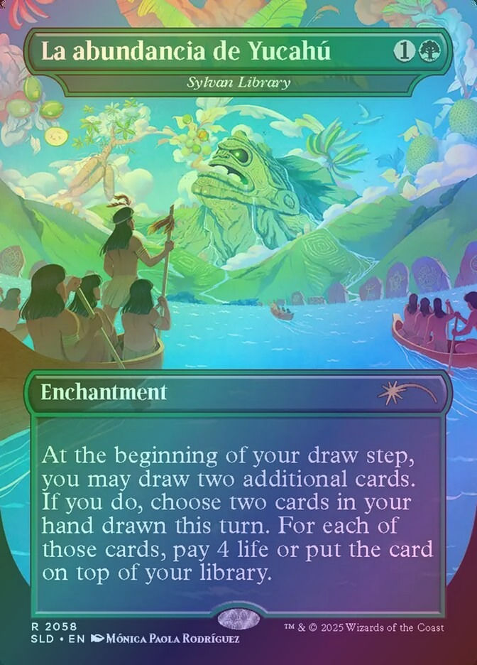 Sylvan Library (SLD) (2058) / Borderless / Foil