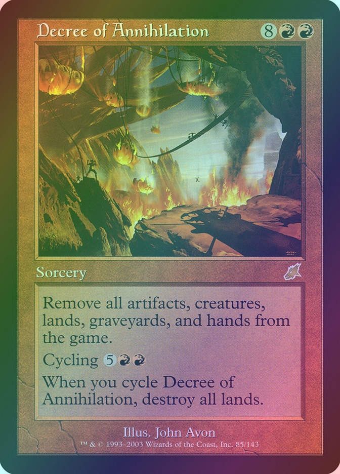 Decree of Annihilation (SCG) (85) / Foil