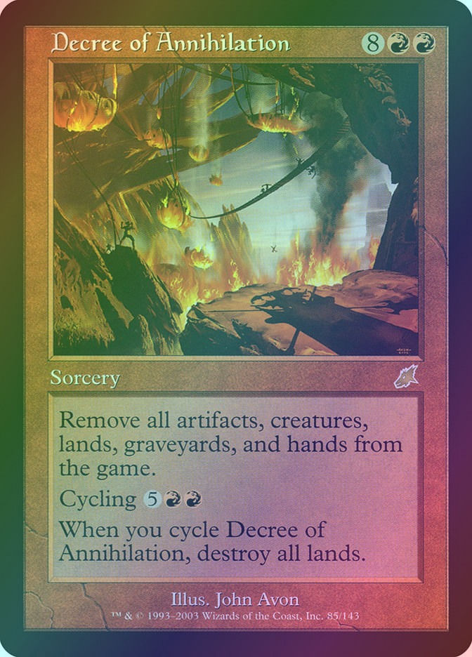 Decree of Annihilation (SCG) (85) / Foil